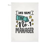 Asciugamano Da Cucina Personalizzato No.1 Manager Il Migliore Del Mondo Grazie