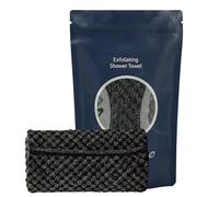 Asciugamano Da Doccia Scrub - 8,66×39,37 Pollici, Scrubber Per La Schiena Esfoliante, Morbido, Assorbente, Ad Asciugatura Rapida | Da Bagno Scrub Wash Back Per Viaggi Adulti Amanti Uomini Donne