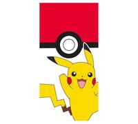 Asciugamano Da Mare Pokémon Pikachu Pokéball 70x140 Cm Per Bambini In Cotone