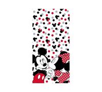 Asciugamano da Spiaggia - AYMAX - Mickey e Minnie - 100% Cotone - 320 Gsm - 70 x 140 cm