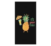 Asciugamano da Spiaggia Summer Enjoy Pineapple Asciugamani Microfibra Asciugamano Leggeri Telo da Bagno per Uomo E Donna Sauna Piscina 80X130Cm