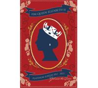Asciugamano da tè HM Queen Elizabeth II Platinum Jubilee 100% cotone 1952-202...