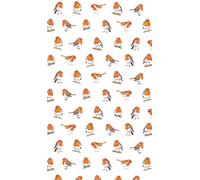 Asciugamano da tè Little Red Robins 100% cotone pettirosso seno uccellini reg...