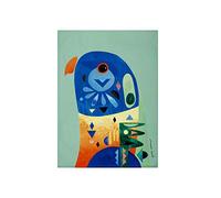 Maxwell & Williams Pete Cromer Bird Strofinaccio da Cucina Multicolore 100% Cotone, Motivo Lorichetto, 70 x 50 cm