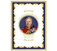 Asciugamano da tè Re Carlo III Sua Maestà Incoronazione 6 maggio 2023 souveni...