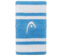 Asciugamano da tennis Head Wristbands Striped 5" - airforce blue/white - Bianco, Blu