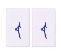 Mizuno Braccialetto unisex Lungo 1 paio, Bianco/Blu, NS