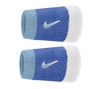 Asciugamano da tennis Nike Swoosh Double Wide 2P - white/blue/light blue - Blu