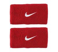 Asciugamano da tennis Nike Swoosh Double-Wide Wristbands - Rosso
