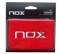 Asciugamano da tennis NOX Sport Wirstband 2P - red/white - Rosso