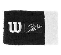 Asciugamano da tennis Wilson Bela Extra Wide Wirstband II - Nero