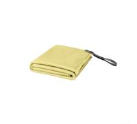 Asciugamano da Viaggio Compatto per Escursioni e Trekking | Pesa solo 31g, si asciuga in minuti, ideale per zaino, per campeggio leggero, trekking veloce(Light Yellow M)