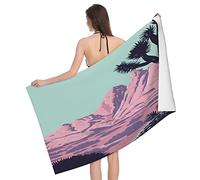 Asciugamano da Viaggio Joshua Tree in The Remote And Rugged Desert Landscape Antisabbia Asciugamano Doccia Portatile Telo Mare per Sauna Campeggio Piscina 80X130Cm
