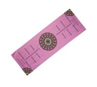 Asciugamano da yoga Grip Dots for principianti di attrezzature Pilates, telo fitness portatile antiscivolo ad asciugatura rapida e leggero(Tie-dye large flower)