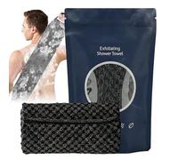 Asciugamano Doccia Scrub Strofinatore Per La Schiena Morbido E Assorbente, | Asciugamano Da Doccia Per La Cura Della Bellezza Per Viaggio, Adulti, Coppie, Famiglia,