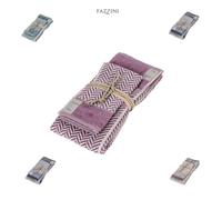 Asciugamano Fazzini Con Ospite In Morbida Spugna Da 500Grammi Chevron