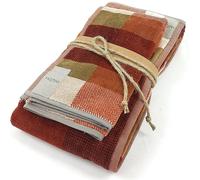 Asciugamano Fazzini Con Ospite In Spugna Da 500 Grammi Cromatismi Zucca