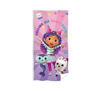Asciugamano Gabbys Dollhouse Party Cats Morbido In Velluto 100% Cotone Ufficiale