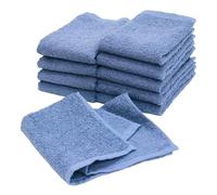 Asciugamano Hiorie Senshu 120 Monme set 10 pezzi cotone blu asciugatura rapid...
