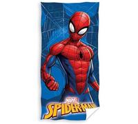 Asciugamano in 100% cotone con Spiderman Action, asciugamano da bagno per bambini, ultra morbido e grande, per ragazze e ragazzi, telo da spiaggia per bambini, per nuoto, doccia, piscina e altro