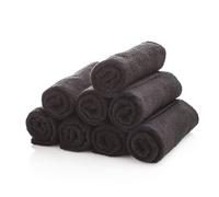 Asciugamano in cotone 100% 50x80 cm bianca o nera in spugna Tekno asciugamani 350 gr