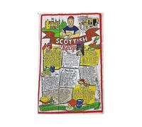 Asciugamano In Cotone Con Ricette Scozzesi 45Cm X 70Cm