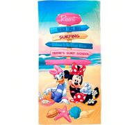 ASCIUGAMANO IN COTONE MINNIE MOUSE DISNEY - Asciugamano ufficiale con licenza di alta qualità - Asciugamano con licenza ufficiale con design esclusivi - Morbido e assorbente asciugamano con licenza uf
