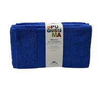 Asciugamano In Cotone Minorca 3 Pezzi Blu Spugnissima Da 450 Grammi