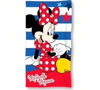 ASCIUGAMANO IN MICROFIBRA MINNIE DISNEY - Asciugamano ufficiale con licenza di alta qualità - Asciugamano ufficiale con licenza con design esclusivi - Soffice e assorbente asciugamano ufficiale con li