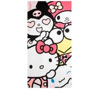 Asciugamano in microfibra per bambini Hello Kitty per bagno e spiaggia - Asciugamano in microfibra per bambini con motivo per bambini e uso quotidiano