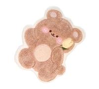 Asciugamano in peluche | Tornelli a mano Animali assorbenti con fibbia di pegno, strumento di salvietta da vivaio morbido per il bagno, la pulizia della polvere