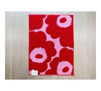 Asciugamano Marimekko Unikko, asciugamano floreale rosa rosso, arredamento...