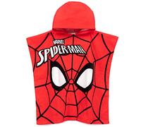 Asciugamano Marvel Spider-Man Poncho Mask Maschera da bagno Swim Bath Towel One Size