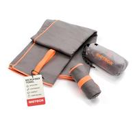 Asciugamano Microfibra - Salvietta Sportivo - Telo Compatto Leggero Assorbente Morbido Fitness Spiaggia Campeggio Palestra per Bambini, Uomini e Donne Varie Dimensioni e colori (110x175cm, grigio)