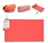 Asciugamano Microfibra - Salvietta Sportivo - Telo Compatto Leggero Assorbente Morbido Fitness Spiaggia Campeggio Palestra per Bambini, Uomini e Donne Varie Dimensioni e colori (80x130cm, rosa)