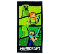 Asciugamano Minecraft telo mare piscina spugna 100% Cotone cinigliato 70x140 cm