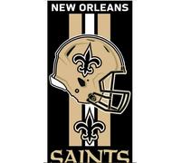Asciugamano NFL New Orleans Saints Telo Da Spiaggia Casco 150x75cm 099606187536