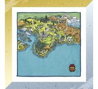 Asciugamano Originale Pokemon Center Mappa Di Johto GIAPPONE UFFICIALE