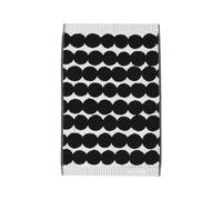 Asciugamano ospite Marimekko Räsymatto 30x50 cm cotone bianco nero di Maija...