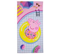 Asciugamano Peppa Pig Da Bagno 70X140Cm 100% Cotone