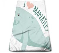 Asciugamano per animali per bagno, casa, cucina, strofinacci, amo le parole degli animali, asciugamano per cucinare e cuocere, asciugamano per cucinare e cuocere verde 27 x 16 pollici