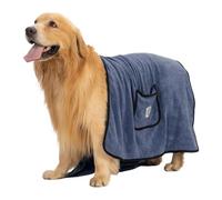 Asciugamano per cani - Panno in microfibra super assorbente da 30x50 pollici, asciugamano da bagno ad asciugatura rapida, tolettatura ultra morbida per animali domestici, tessuto per pulizia durevole