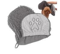 Asciugamano per cani, portatile, assorbente, in morbida microfibra, grande, lavabile in lavatrice, per cani di taglia piccola, media e grande, per la pulizia della vasca da bagno