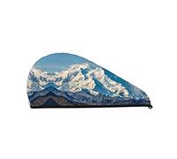 Asciugamano per capelli con stampa paesaggio le, cuffia per capelli asciutti super assorbente per donna Cuffia da a per a da bagno in palestra