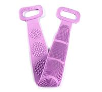 Asciugamano per la bellezza del corpo Bagno posteriore Scrubber Bagno Asciugamano da bagno Cintura per il corpo Esfoliante Massaggio per la doccia Body Pulizia del bagno Doccia Strap Silicone Asciugam