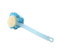 Asciugamano per la bellezza del corpo Manico lungo sfregamento della schiena Spazzola per la spazzola per il fiore per capelli morbidi per adulti Dual Scopo Asciugamano / panno da bagno esfoliante