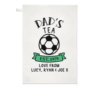 Asciugamano Personalizzato Con Nome E Data Di Calcio Papà Nonno Festa Del Papà