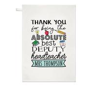 Asciugamano Personalizzato Di Ringraziamento Per Il Miglior Vice Preside