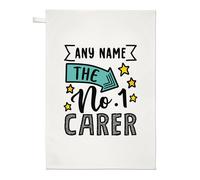 Asciugamano Personalizzato No.1 Caregiver Il Migliore Del Mondo Grazie