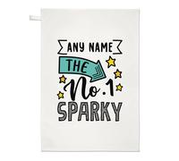 Asciugamano Personalizzato No.1 Sparky Il Migliore Del Mondo Grazie